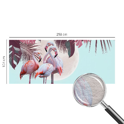 3D fototapet Eksotiske fugle