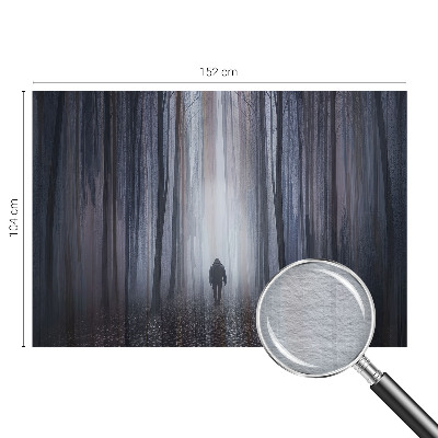Stor fototapet med motiv af skovens stilhed
