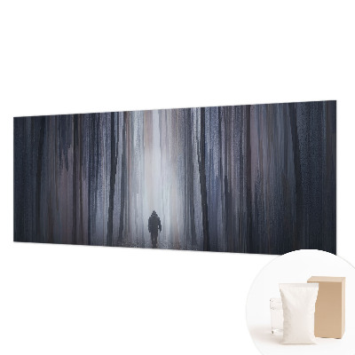 Stor fototapet med motiv af skovens stilhed