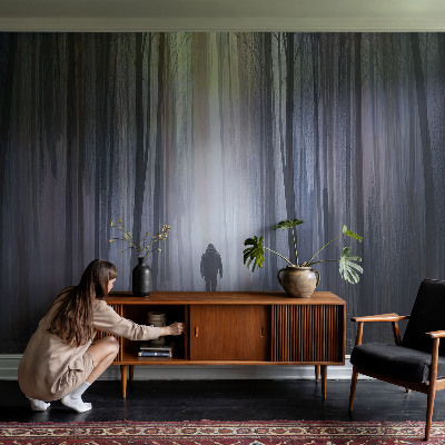 Stor fototapet Skovens stilhed