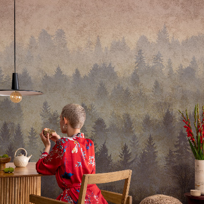 Vlies fototapet Skovtåge
