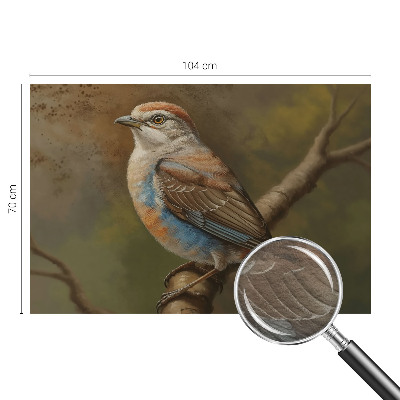 Foto tapet Fugleportræt