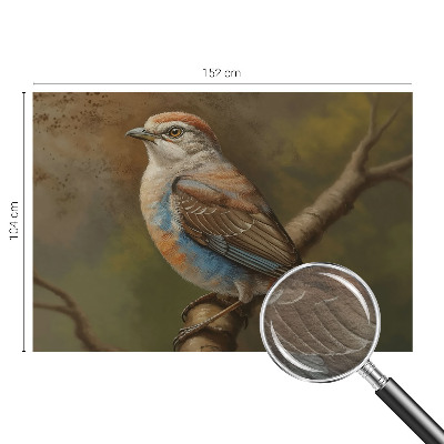 Foto tapet Fugleportræt