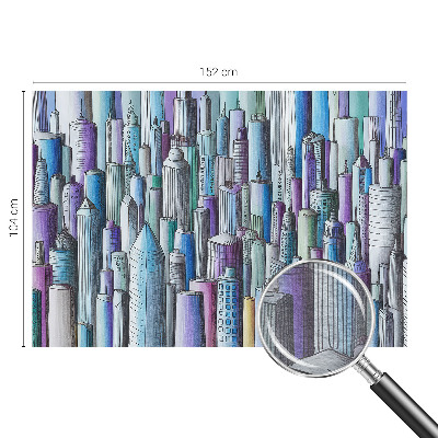 Non-woven fototapet Byens skyskrabere