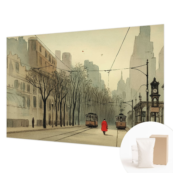 Fototapet soveværelse Byens symmetri