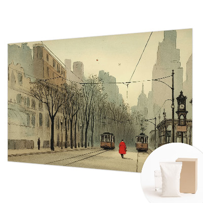 Fototapet soveværelse Byens symmetri