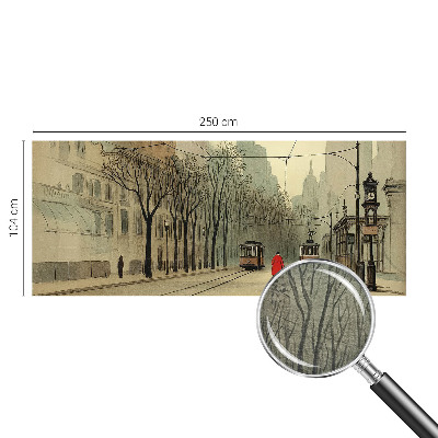 Fototapet soveværelse Byens symmetri