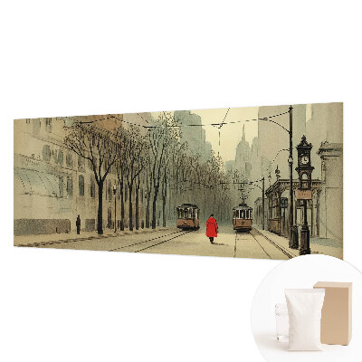 Fototapet soveværelse Byens symmetri