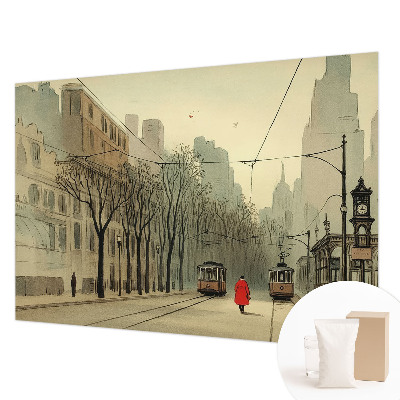 Fototapet soveværelse Byens symmetri