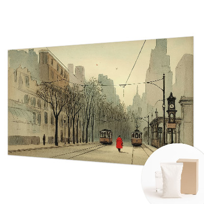 Fototapet soveværelse Byens symmetri