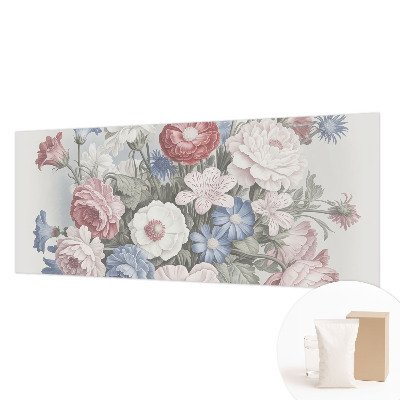 Fotovæg soveværelse Farverig buket