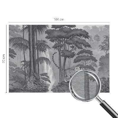 Fototapet efter mål med motiv af tropisk jungle
