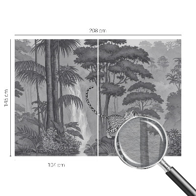 Fototapet efter mål Tropisk jungle