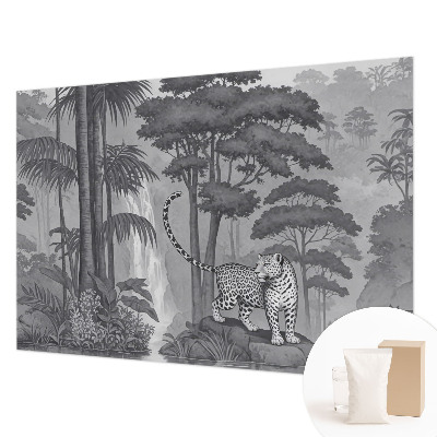 Fototapet efter mål med motiv af tropisk jungle