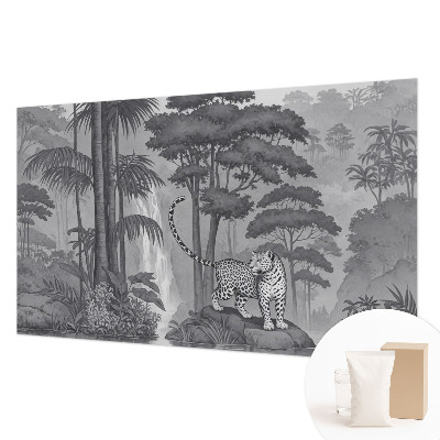 Fototapet efter mål med motiv af tropisk jungle