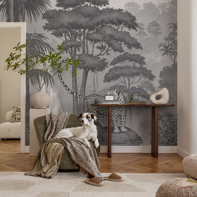 Fototapet efter mål med motiv af tropisk jungle