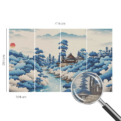 Modern fototapet Fredelig natur