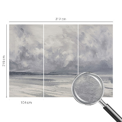 Fototapet på mål En storm i horisonten