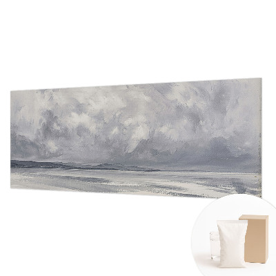 Fototapet på mål med motivet af en storm i horisonten