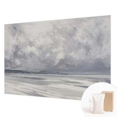 Fototapet på mål med motivet af en storm i horisonten