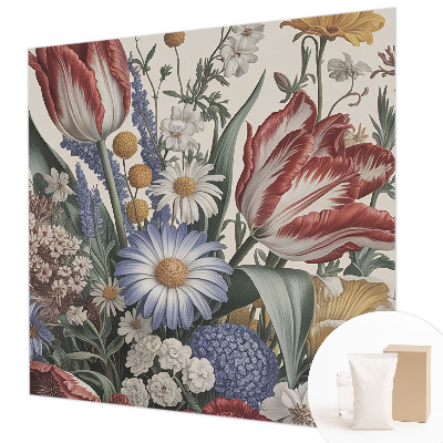 Høj kvalitet fototapet med motiv af en blomsterbuket