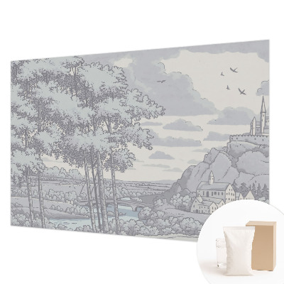 3D fototapet Eventyrlandskab