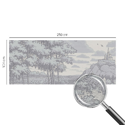 3D fototapet Eventyrlandskab