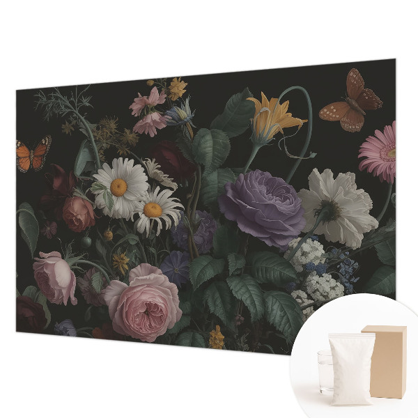 Fotostat med blomsteragtigt motiv