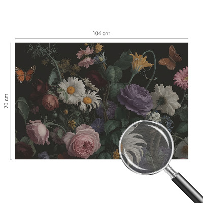 Fotostat med blomsteragtigt motiv