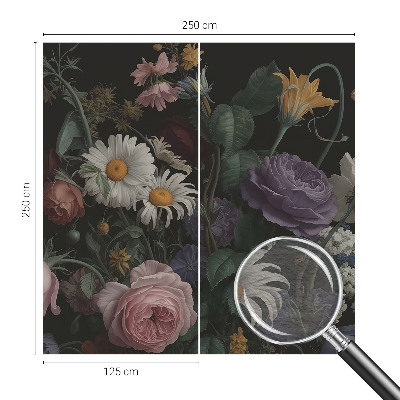 Fotostat med blomsteragtigt motiv