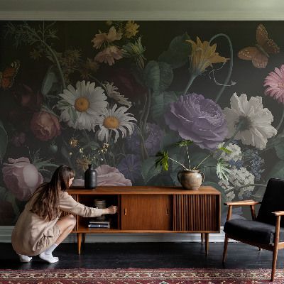 Fotostat med blomsteragtigt motiv