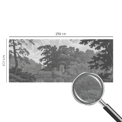 Fotovæg med motiv af naturlandskab