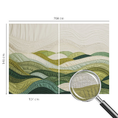 Væg tapet Fabric Hills