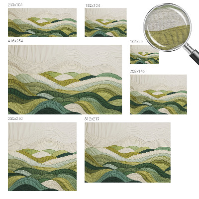 Væg tapet Fabric Hills