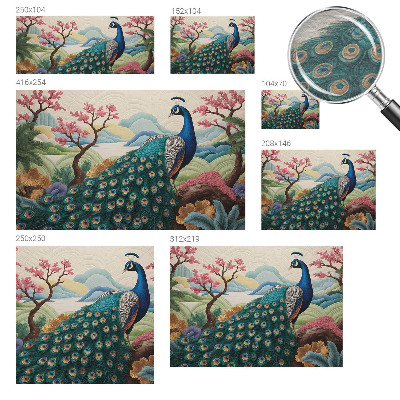 Fototapet soveværelse Eksotisk skønhed