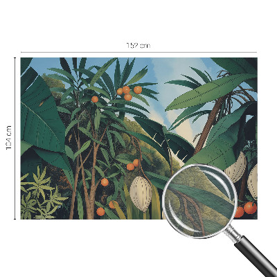 Fotovæg stue Tropisk jungle
