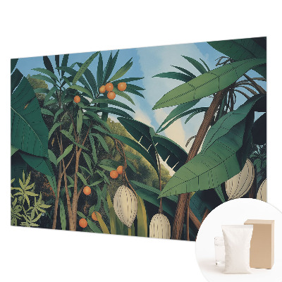 Fotovæg stue Tropisk jungle