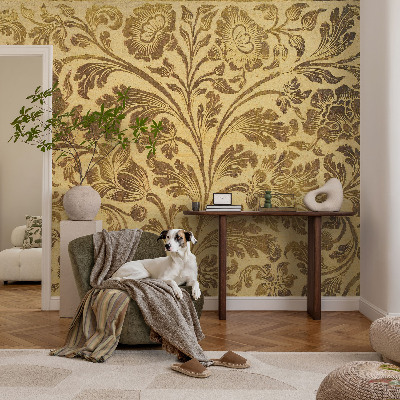 Høj kvalitet fototapet Blomstermønster