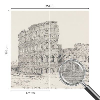 Stor fototapet Gamle ruiner