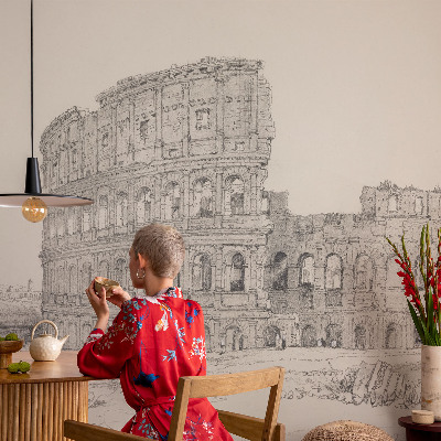 Stor fototapet Gamle ruiner