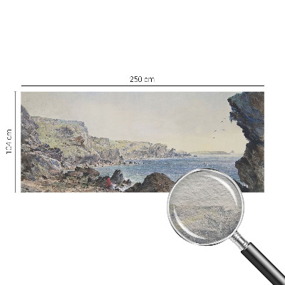 3D fototapet En stille kyst