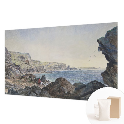 3D fototapet En stille kyst
