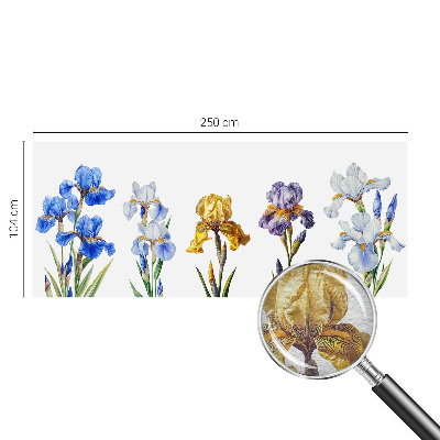 Vlies fototapet Irisblomster