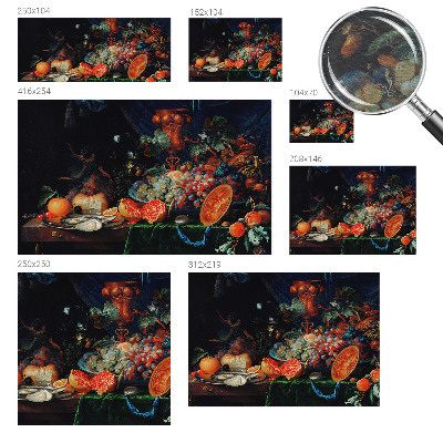 Non-woven fototapet med motiv af frugtagtig overflod