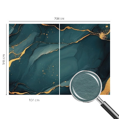 Fotostat Mørkeblå abstraktion