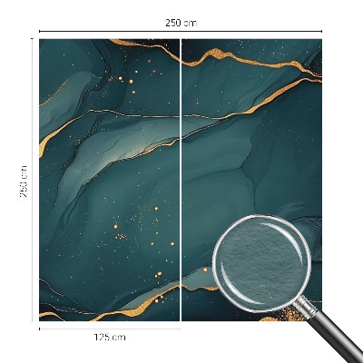 Fotostat Mørkeblå abstraktion