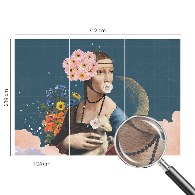 Tapet Blomsteragtig elegance