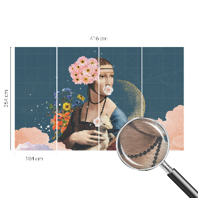 Tapet Blomsteragtig elegance