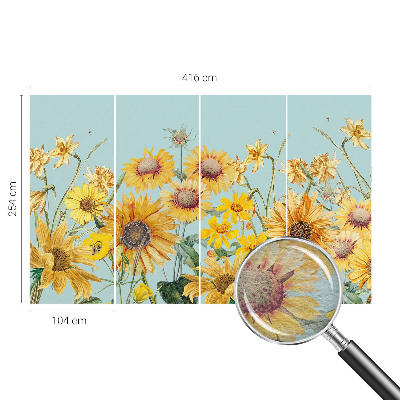 Tapet væg Sommerhave