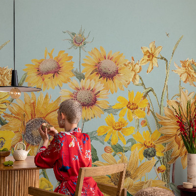 Tapet væg Sommerhave